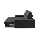 Ver imagem 4 de Sofá Hera 4 Lugares Retrátil e Reclinável 230cm Preto Suede