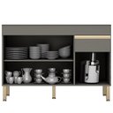 Ver imagem 6 de Balcao Para Pia 120cm 3 Portas 2960 Gris KTP