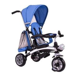 Triciclo 3 em 1 Vira Carrinho e Bicicleta Bel Brink - Azul - 3