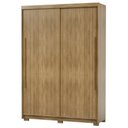 Ver imagem 7 de Guarda Roupa Casal 164cm Zane Nature/fendi Flex V02 - Mpozenato