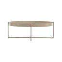 Ver imagem 5 de Mesa de Centro Redonda North Metal Cor Areia Decoração Moderna
