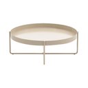 Ver imagem 6 de Mesa de Centro Redonda North Metal Cor Areia Decoração Moderna