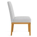 Ver imagem 3 de Kit 2 Cadeiras de Jantar Solana Boucle Cinza Base de Madeira - Pallazio