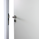 Ver imagem 4 de Kit Porta de Madeira 210x62cm Batente 11cm Lisa Primer Uniportas Abertura Direita