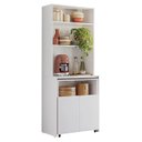 Ver imagem 6 de Mesa Bancada Gourmet para Cozinha Salt Branco Z06 - Mpozenato