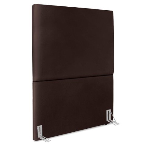 Cabeceira Solteiro 90 Cm com Frame Luna Corino Marrom Artte