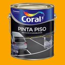 Ver imagem 2 de Tinta Acrílica Premium para Piso Fosco Amarelo 3,6 Litros - Coral