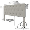 Ver imagem 3 de Cabeceira Estofada Italia com Recamier Baú Box Casal 160cm