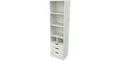 Ver imagem 4 de Armário Misto Prateleira Gaveta M40 100% Mdf (closet,loja) Vetorial Móveis Branco