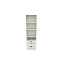 Ver imagem 2 de Armário Misto Prateleira Gaveta M40 100% Mdf (closet,loja) Vetorial Móveis Branco