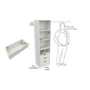 Ver imagem 1 de Armário Misto Prateleira Gaveta M40 100% Mdf (closet,loja) Vetorial Móveis Branco
