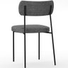 Kit 06 Cadeiras Estofadas para Sala de Jantar Melina L02 Linho Cinza Escuro - Lyam Decor - 8