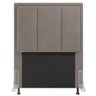 Cabeceira Cama Box Solteiro Veneza 90 Cm Suede MV Estofados Bege - 1