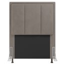 Ver imagem 1 de Cabeceira Cama Box Solteiro Veneza 90 Cm Suede MV Estofados Bege