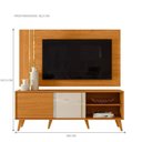 Ver imagem 3 de Estante Painel para Tv Emberfall Cinamomo Off White