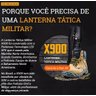 Lanterna Profissional Luz Led Alta Luminosidade X900 Luuk Young - 3