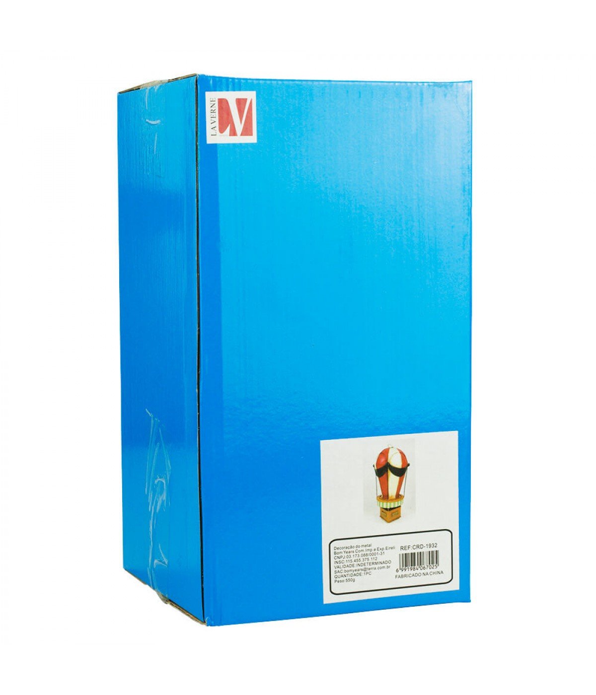 Balão Ar Quente 30.5x12x12cm Estilo Retrô - Vintage - 4