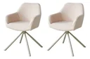 Ver imagem 1 de Kit 2 Cadeira Jantar Kushi Giratoria Bege Waw Design