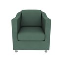 Ver imagem 2 de Poltrona Decorativa Tilla Suede Verde
