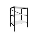 Ver imagem 2 de Multiuso Slim Industrial Aço Prateleiras MDF Ideal para Bebedouro Branco