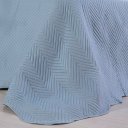 Ver imagem 5 de Kit Cobre Leito King Ultra Lisse Lisa New 100% Poliéster 250x270cm Bruma Azul