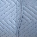 Ver imagem 4 de Kit Cobre Leito King Ultra Lisse Lisa New 100% Poliéster 250x270cm Bruma Azul