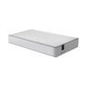 Cama Box com Baú Solteiro King Preta + Colchão de Molas Ensacadas - Lucas Home - Comfort Size - 5