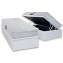 Ver imagem 1 de Cama Box Baú Solteiro: Colchão Anatômico Herval Ag65 Frontier + Base Crc Linhão White (88x188)