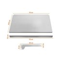 Ver mais imagens de Bandeja Prateleira 40x73 Ponta para Gôndolas New Plus com Porta Etiquetas Verde - Sa Gôndolas