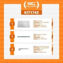 Ver imagem 2 de Bandeja Prateleira 40x73 Ponta para Gôndolas New Plus com Porta Etiquetas Verde - Sa Gôndolas