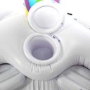 Ver imagem 5 de Boia Inflável Gigante Unicórnio para 6 Adultos com Porta Latas