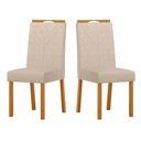 Ver imagem 2 de Cadeira Sala Jantar Anitta Kit 2 Ype/bouclé Gelo