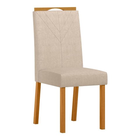 Cadeira Sala Jantar Anitta Kit 2 Ype/bouclé Gelo