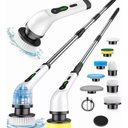 Ver imagem 1 de Esfregão de Limpeza Giratório Elétrico, 9 em 1, Cabo Ajustável, Escova Eletrica, Ajustável, 9 Cabeça