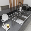 Ver imagem 3 de Escorredor Louça De Embutir Moderno De Qualidade Pia Cozinha Technox INOX