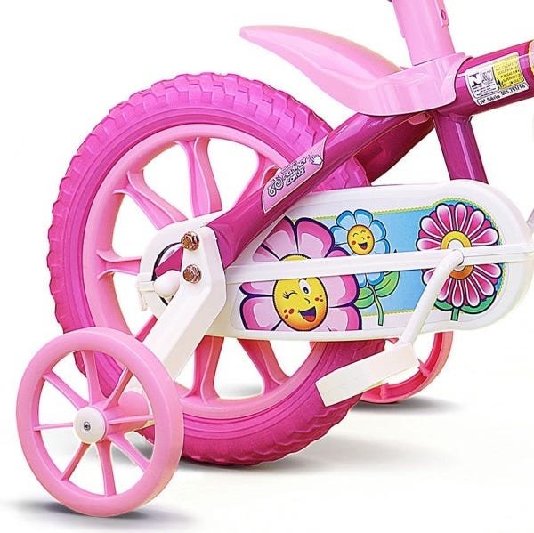 Triciclo aro 12 Infantil Menina Nathor Charm