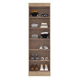 Sapateira 2 Portas 5 Prateleiras Wood - Decibal - 3