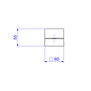 Ver imagem 2 de Acabamento Registro Dream Dark Antracite Gaveta 1/2 , 3/4 ,1 - Deca Deca Metais