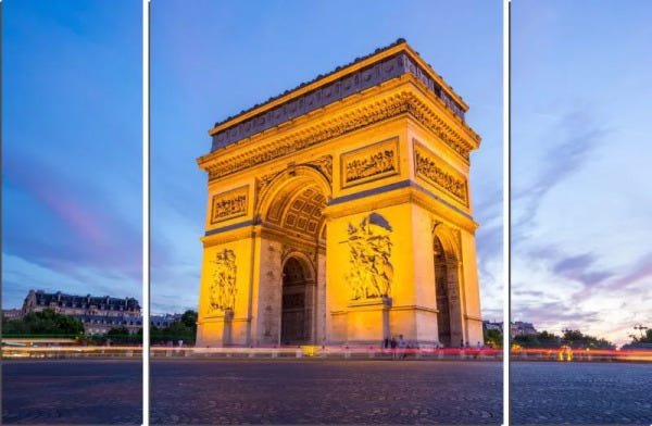 Quadro Decorativo Arco do Triunfo Paris França - 1