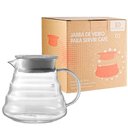Ver imagem 2 de Jarra de Vidro Colmeia para Servir 500ml V60-02 - Daysbrasil