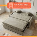 Ver imagem 5 de Sofá Cama 2 Lugares 1,45m com Almofadas Chloe