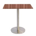 Ver imagem 1 de Mesa Bistrô Beta 112,50 Cm (alt) Disco Redondo Tampo Mdp Quadrado 60 Cm (larg) X 2,50 Cm (alt)
