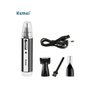 Máquina Barba Kemei Km-6511 Nariz Sobrancelha Recarregável - 4