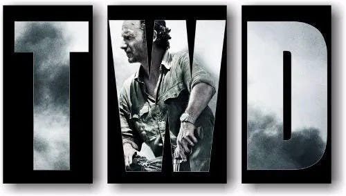 Quadro Decorativo The Walking Dead 3 Peças Para Quarto ,sala - 1