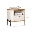 Ver imagem 3 de Jogo de Mesa de Cabeceira Bali Off White Nature Preto