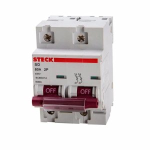 Disjuntor steck 2x80a sd-d2c80