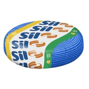 Cabo Fio Flexivel 10mm 25m Azul Sil Fios e Cabos