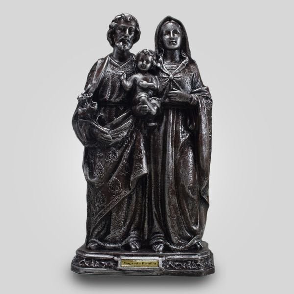 Imagem Sagrada Família (40Cm) De Borracha - 1