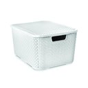 Ver imagem 1 de Caixa Organizadora 15l Rattan C/tampa Bca 25591pm