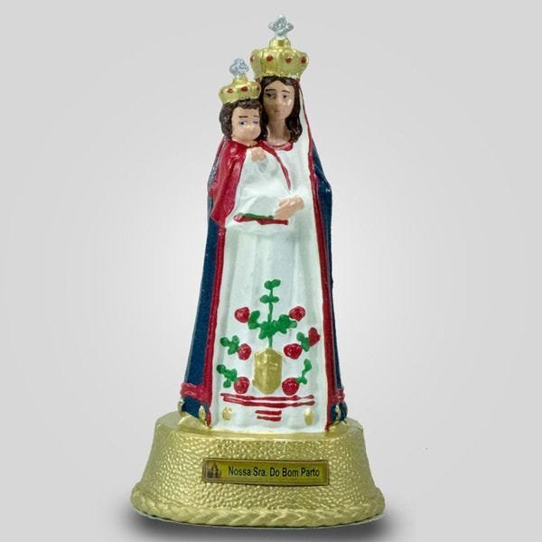 Imagem De Nossa Senhora Do Bom Parto - Inquebrável De Borracha (23 Cm) - 1